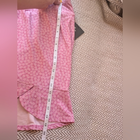 Etonic Pink Patterned Floral Mini Skirt - Picture 9 of 11